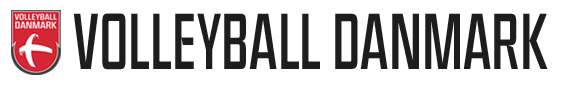 Volleyball DK logo sort tekst